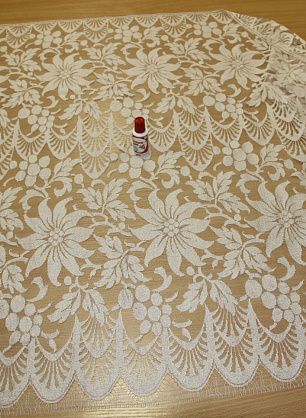 Кружевное полотно (о) розово-бежевое Solstiss ш-90см - в интернет-магазине тканей Тессутидея арт. 03-1987