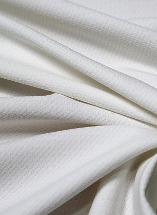 Плательная фактурная стрейч (о) белая - в интернет-магазине тканей Тессутидея арт. 03-4370