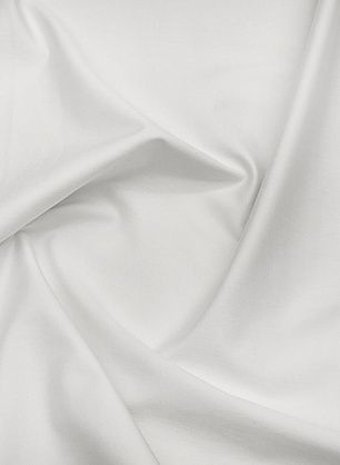 Хлопок сатин стрейч 300 г/м (о) белый - в интернет-магазине тканей Тессутидея арт. 01-7770