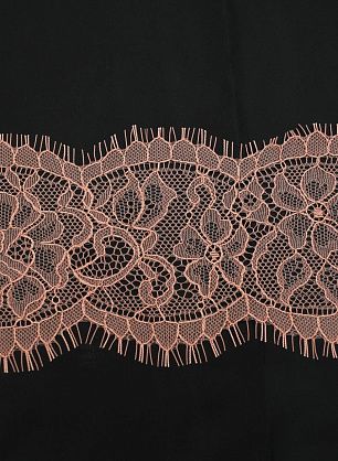 Кружево ш-10см коралловое - в интернет-магазине тканей Тессутидея арт. F-6321