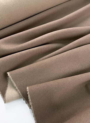 Пальтовая кашемир двухслойная дабл (о) бежевая/светло-бежевая - в интернет-магазине тканей Тессутидея арт. 09-2218