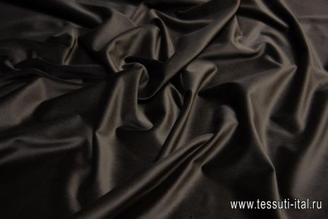 Бархат (о) темно-коричневый - итальянские ткани Тессутидея арт. 01-5622