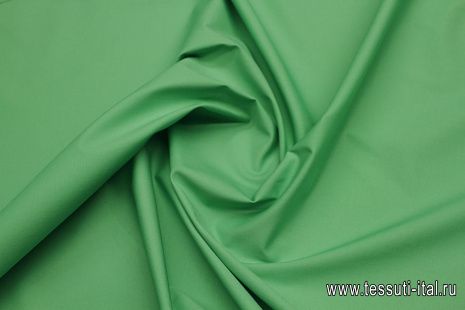 Сорочечная стрейч (о) салатовая - итальянские ткани Тессутидея арт. 01-7516