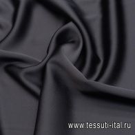 Плательная кади (о) черная - итальянские ткани Тессутидея арт. 03-6821