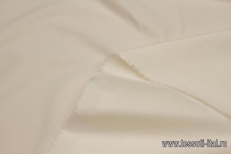Хлопок с вискозой стрейч (о) айвори - итальянские ткани Тессутидея арт. 01-7288