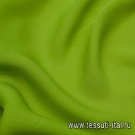 Крепдешин (о) салатовый - итальянские ткани Тессутидея арт. 02-7621
