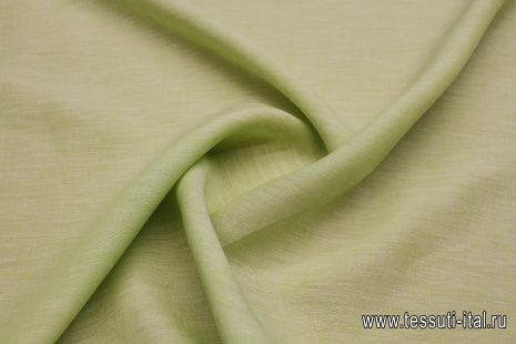 Лен (о) светло-зеленый - итальянские ткани Тессутидея арт. 16-0946