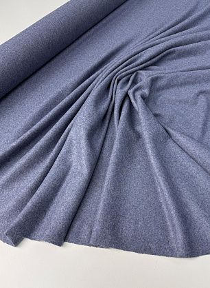 Трикотаж ангора+шерсть (о) светло-синий меланж - в интернет-магазине тканей Тессутидея арт. 15-1175