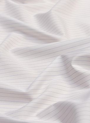 Сорочечная (н) синяя полоска на белом - в интернет-магазине тканей Тессутидея арт. 01-5769