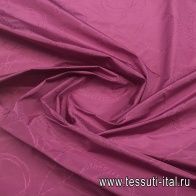 Тафта фактурная (о) сиренево-фиолетовая - итальянские ткани Тессутидея арт. 02-7247