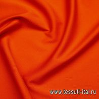 Хлопок пике стрейч (о) ярко-оранжевый - итальянские ткани Тессутидея арт. 01-7637