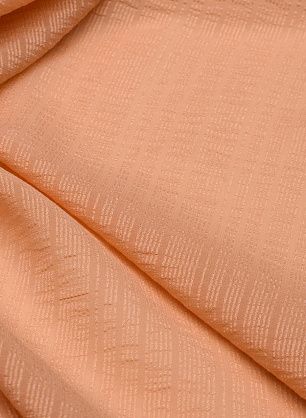 Плательная (о) персиковая полоска - в интернет-магазине тканей Тессутидея арт. 03-5434