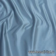 Шелк дюшес (о) светло-синий - итальянские ткани Тессутидея арт. 10-2550