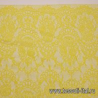 Кружево (о) ярко-желтое ш-140см - итальянские ткани Тессутидея арт. 03-7175