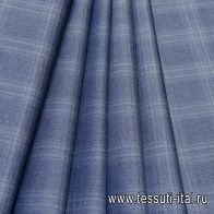 Костюмная (н) сине-серая клетка - итальянские ткани Тессутидея арт. 05-3253