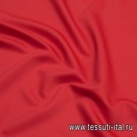 Плательная шерсть супер (о) Leitmotiv алая - итальянские ткани Тессутидея арт. 17-0107
