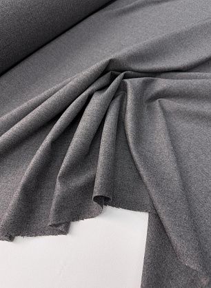 Костюмная шерсть (о) серая меланж - в интернет-магазине тканей Тессутидея арт. 05-5025