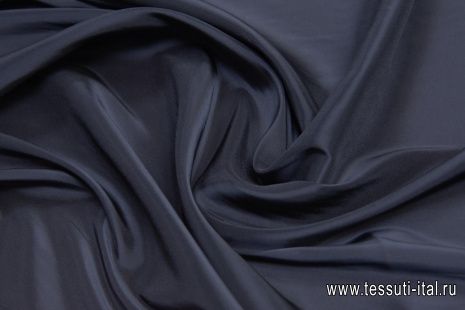 Подкладочная стрейч (о) темно-синяя  - итальянские ткани Тессутидея арт. 07-1386