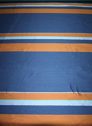 Тафта (н) сине-терракотовые полосы ш-155см - в интернет-магазине тканей Тессутидея арт. 03-3078