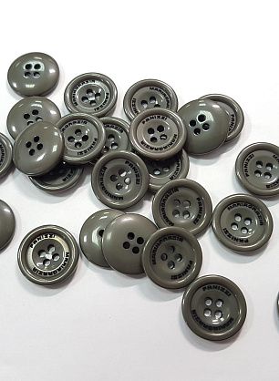 Пуговица пластик 4 прокола d-19мм оливковая Mariagrazia Panizzi - в интернет-магазине тканей Тессутидея арт. F-5483