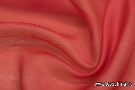Органза (о) брусничная - итальянские ткани Тессутидея арт. 10-2968