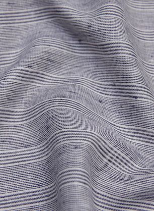 Лен (н) бело-фиолетовая полоска - в интернет-магазине тканей Тессутидея арт. 16-0630