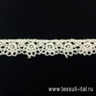 Кружево макраме (о) белое ш-1,5см - итальянские ткани Тессутидея арт. 01-4088