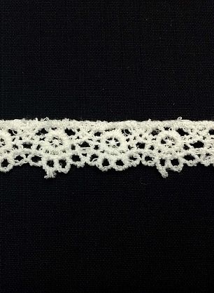 Кружево макраме (о) белое ш-1,5см - в интернет-магазине тканей Тессутидея арт. 01-4088