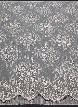 Кружевное полотно (н) серо-розовое Solstiss - в интернет-магазине тканей Тессутидея арт. 03-5368