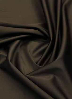 Хлопок стрейч (о) темно-коричневый - в интернет-магазине тканей Тессутидея арт. 01-7486