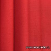 Костюмная стрейч (о) красная - итальянские ткани Тессутидея арт. 05-3892