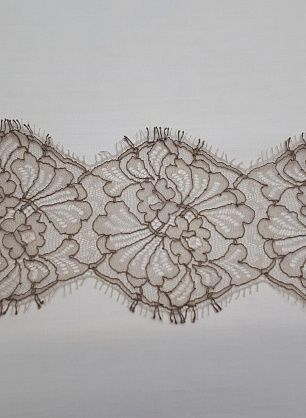 Кружево (о) светло-коричневое ш-11см Solstiss - в интернет-магазине тканей Тессутидея арт. 03-5229