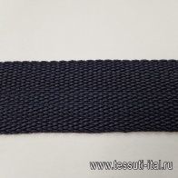 Резинка фактурная ш-5см темно-синяя - итальянские ткани Тессутидея арт. F-5862