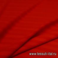 Шелк кади (о) красная полоска - итальянские ткани Тессутидея арт. 02-8505