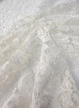 Кружевное полотно макраме (о) айвори - в интернет-магазине тканей Тессутидея арт. 01-8059