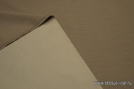 Хлопок стрейч для тренча (о) светло-коричневый - итальянские ткани Тессутидея арт. 01-5547