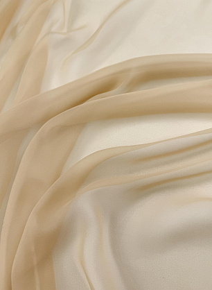 Шифон (о) бежевый - в интернет-магазине тканей Тессутидея арт. 10-4987