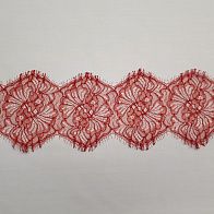 Кружево (о) красное ш-11см Solstiss - итальянские ткани Тессутидея арт. 03-5230