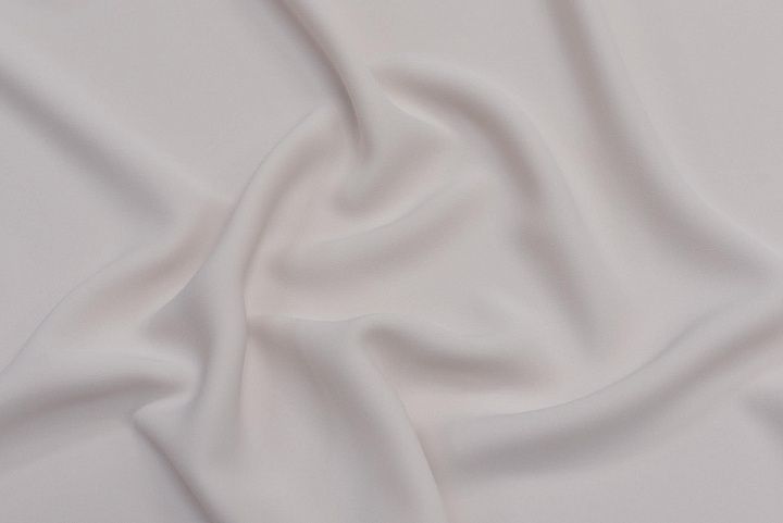 Плательная кади стрейч (о) светло-бежевая - итальянские ткани Тессутидея арт. 03-5508