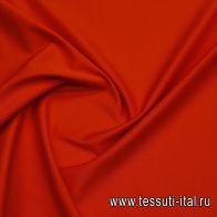 Хлопок стрейч (о) ярко-оранжевый - итальянские ткани Тессутидея арт. 01-7614