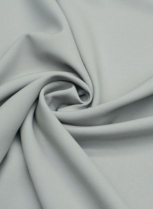 Шелк кади стрейч двухслойная (о) светло-серый - в интернет-магазине тканей Тессутидея арт. 10-3556