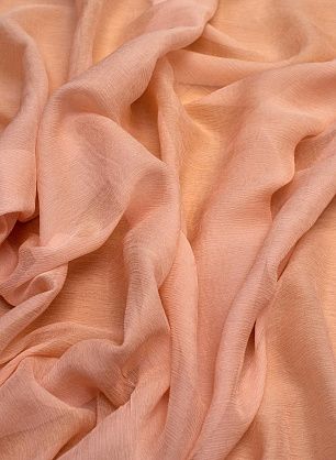 Шифон крэш (о) персиковый в стиле Etro - в интернет-магазине тканей Тессутидея арт. 10-0567