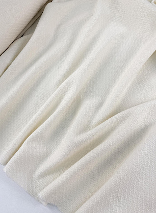 Шанель шерсть с вискозой (о) айвори - в интернет-магазине тканей Тессутидея арт. 05-5373