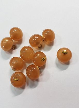 Пуговица пластик на ножке d-12мм бежевая "драже" - в интернет-магазине тканей Тессутидея арт. F-5611