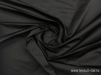 Тафта репс (о) черная - итальянские ткани Тессутидея арт. 03-4524