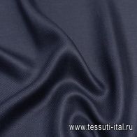 Лен костюмный (о) темно-синий - итальянские ткани Тессутидея арт. 16-0759