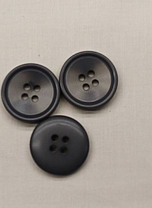 Пуговица пластик 4 прокола d-22мм серая - в интернет-магазине тканей Тессутидея арт. F-6697