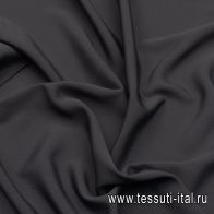 Крепдешин (о) черный - итальянские ткани Тессутидея арт. 10-3031