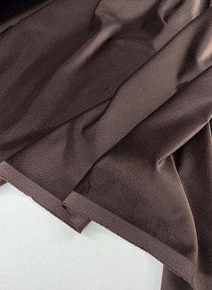 Бархат (о) темно-коричневый - в интернет-магазине тканей Тессутидея арт. 01-8081