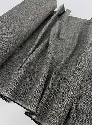 Костюмная шерсть твид (н) серо-белая - в интернет-магазине тканей Тессутидея арт. 05-5136